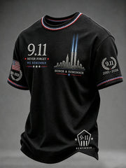 Men's 9.11 Never Forget We Remember Short Sleeves T-shirt