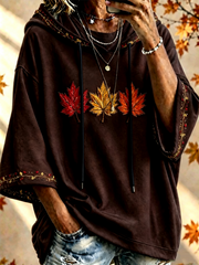 Women’s Fall Trees Fall Leaves Printed Hoodie