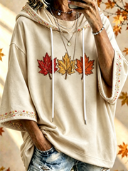 Women’s Fall Trees Fall Leaves Printed Hoodie