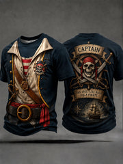 Men's Pirate Captain Printed T-Shirts