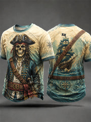 Men's Pirate Print T-Shirts
