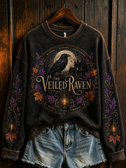 Women's Halloween Pattern Printed Causal Sweatshirt