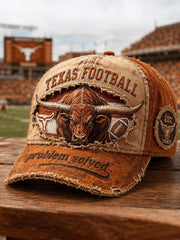 Game Day Football Print Casual Unisex Hat