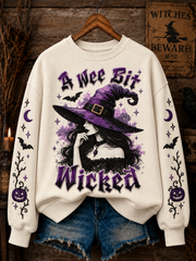Women's A Wee Bit Wicked Regular Sweatshirt