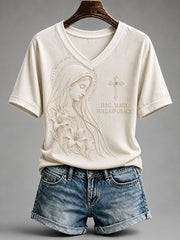 Women's Hail Mary Full Of Grace T-Shirt