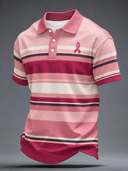 Men's Breast Cancer Awareness Real Men Wear Pink Shirt