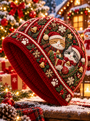 Christmas Winter Warm Cold Knitted Hat