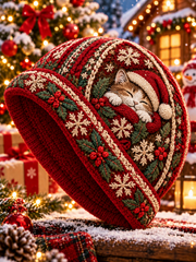 Christmas Winter Warm Cold Knitted Hat