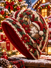 Christmas Winter Warm Cold Knitted Hat
