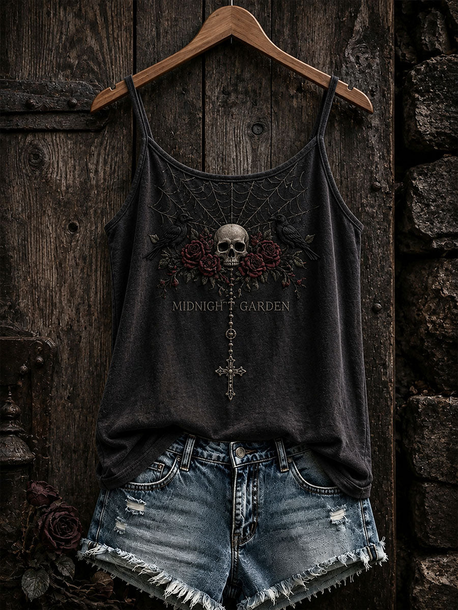 Women's Gothic Skull Tank Top