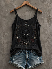 Women's Gothic Pattern Printed Casual Vest