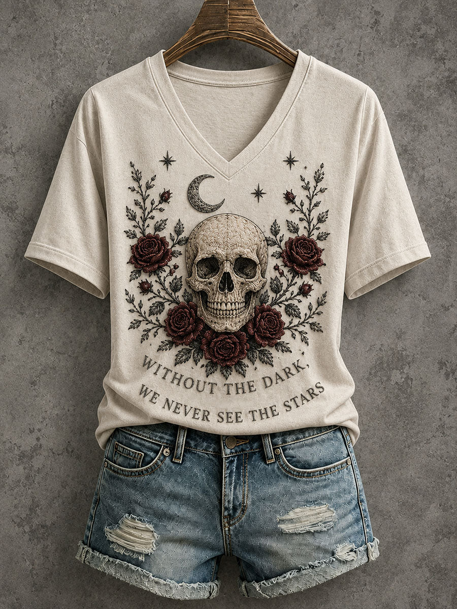 Women's Gothic Skull T-Shirt