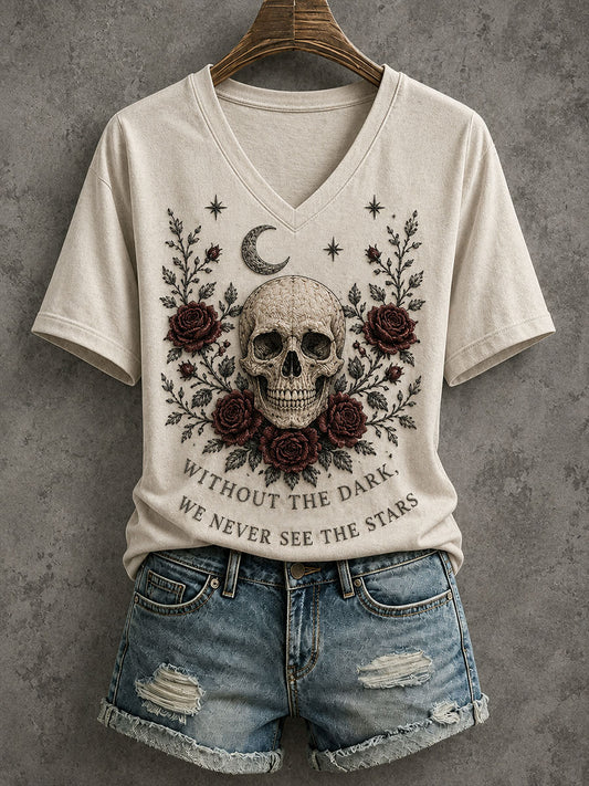 Women's Gothic Skull T-Shirt