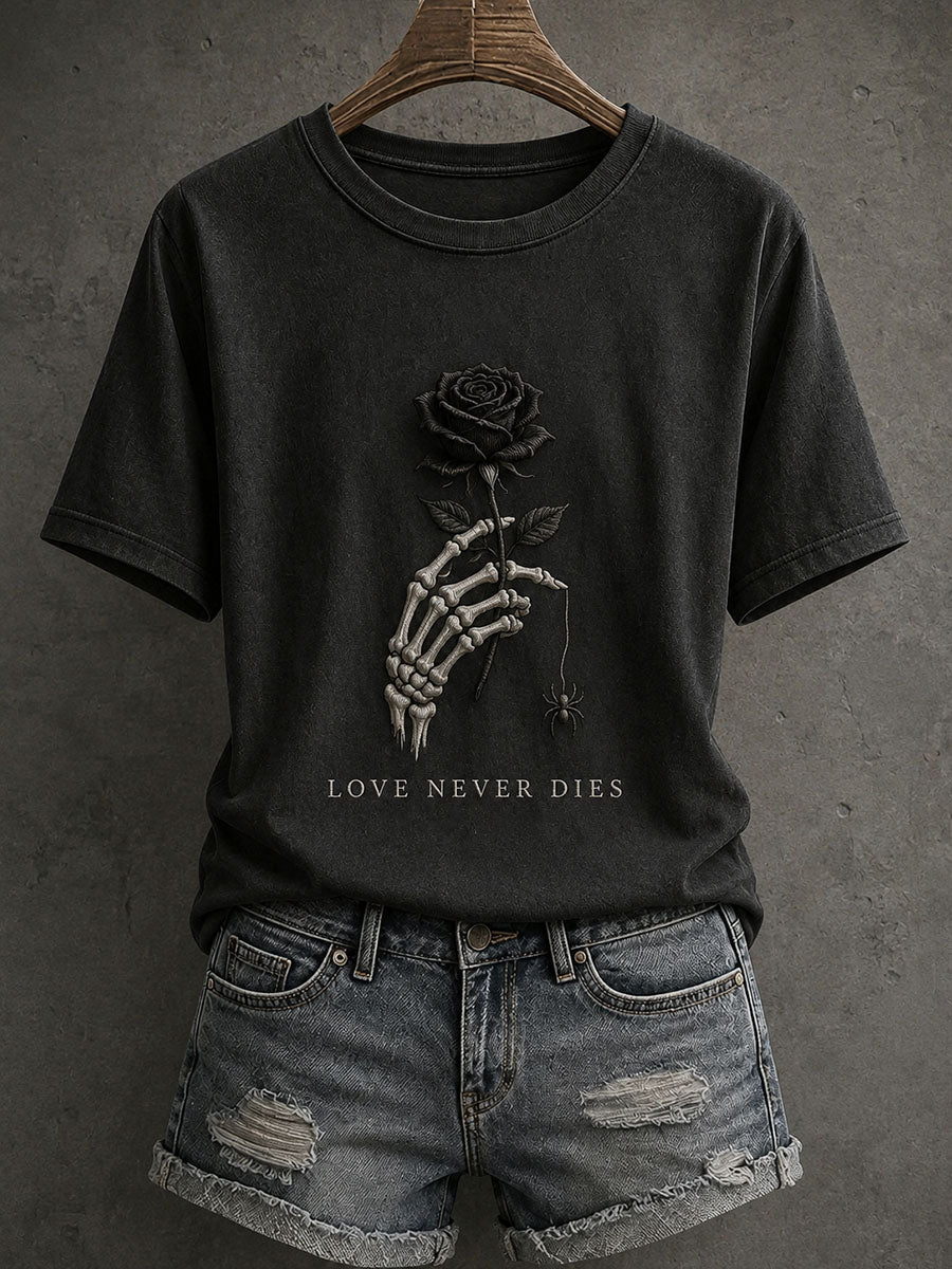 Women's Gothic Rose T-Shirt