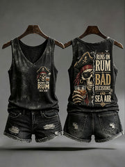 Women's 'Runs On Rum, Bad Decisions, And Sea Air' Vests