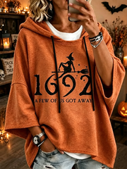 Women’s Halloween print Short-Sleeve Hoodie