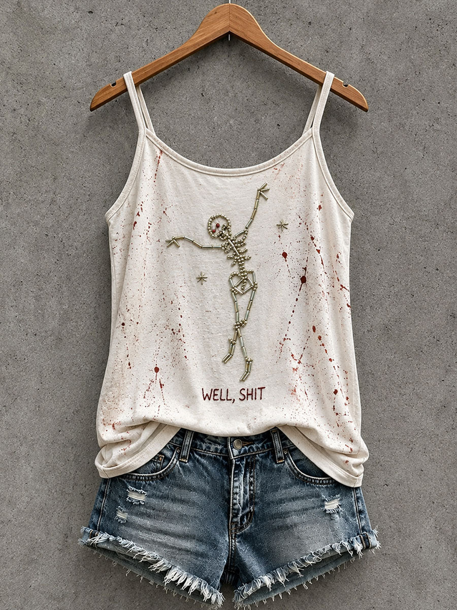 Women's Gothic Skull Tank Top