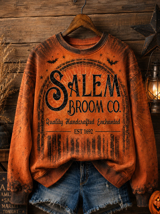 Women's Salem Broom Company Printed Sweatshirt
