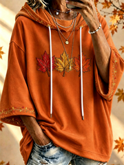Women’s Fall Trees Fall Leaves Printed  Hoodie