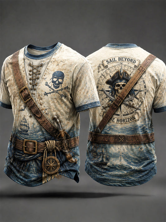 Men's Pirate Print T-Shirts