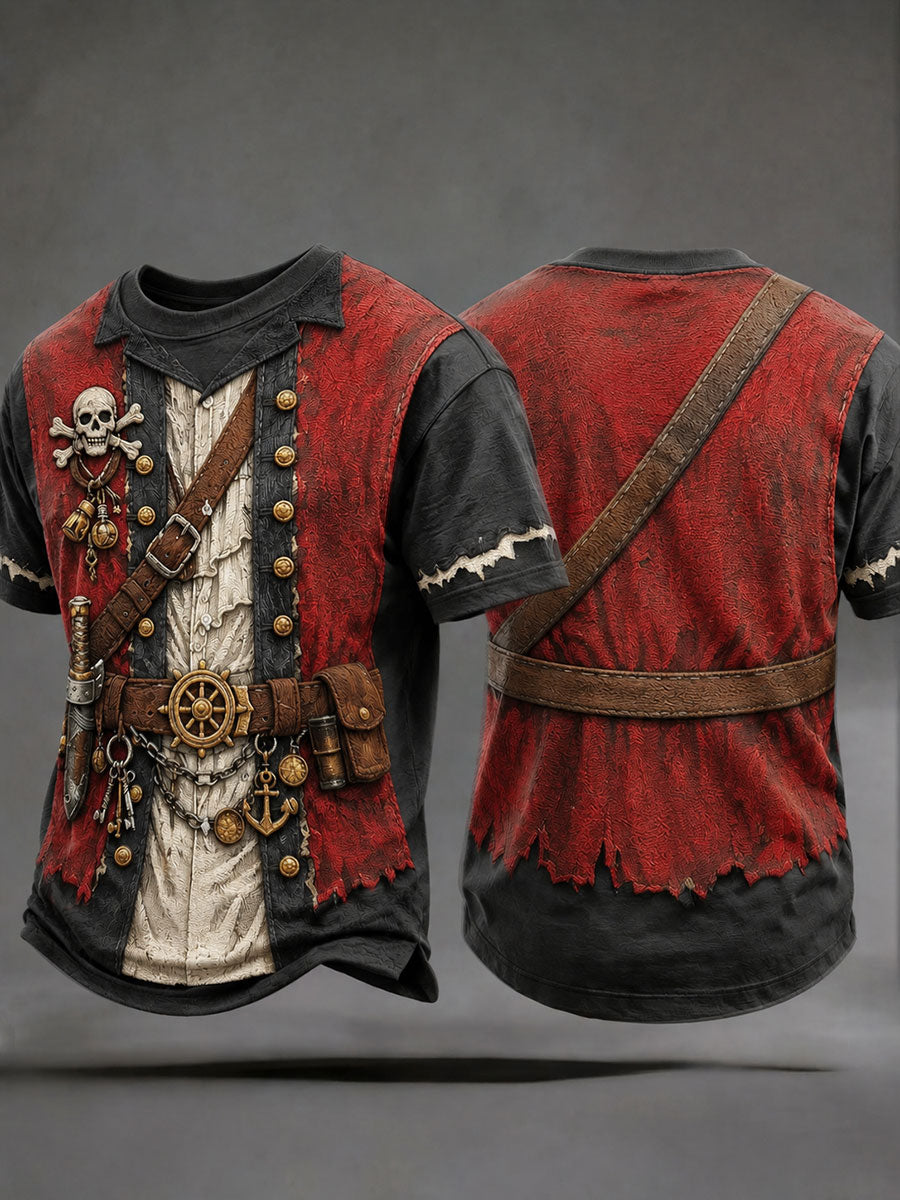 Men's Pirate Print T-Shirts