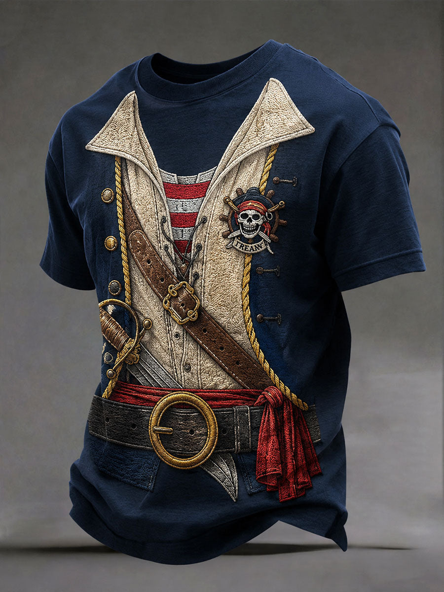 Men's Pirate Print T-Shirts