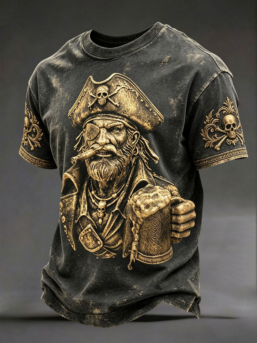Men's Pirate Print T-Shirts