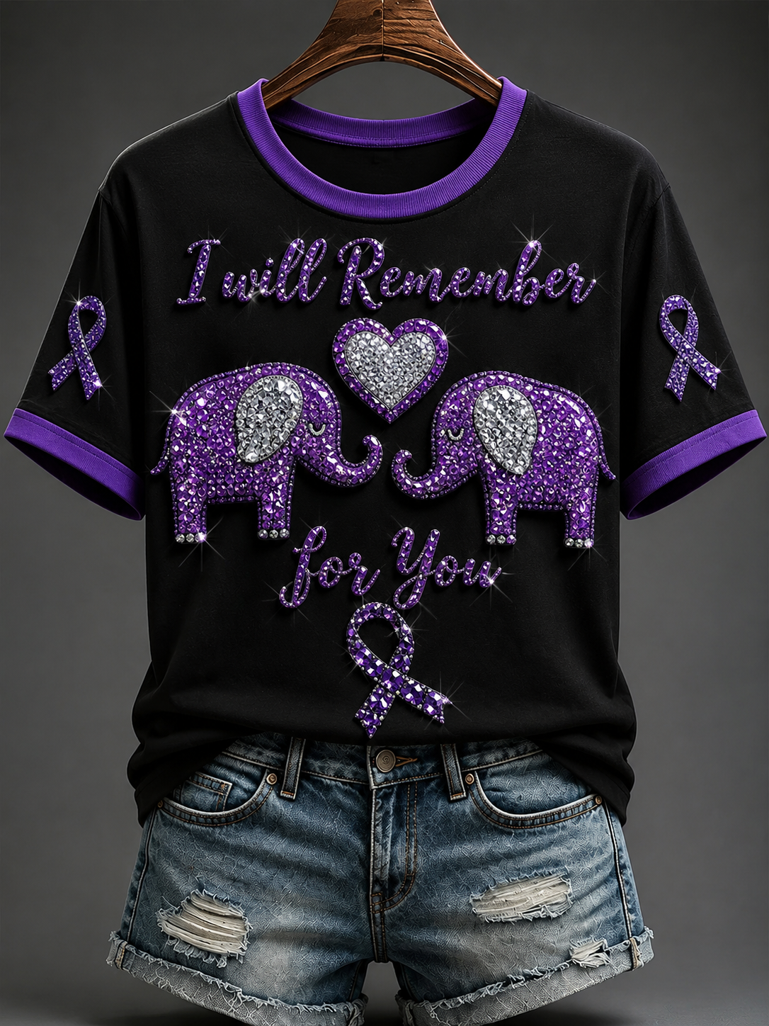 Women's Alzheimer's Disease Short-sleeved T-shirt