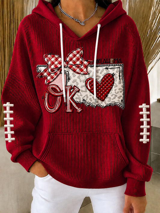 Women's University Football Fan Hoodie