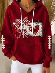Women's University Football Fan Hoodie