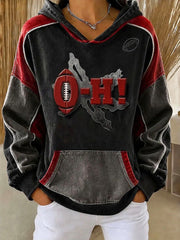 Women's University Football Fan Regular Sweatshirt