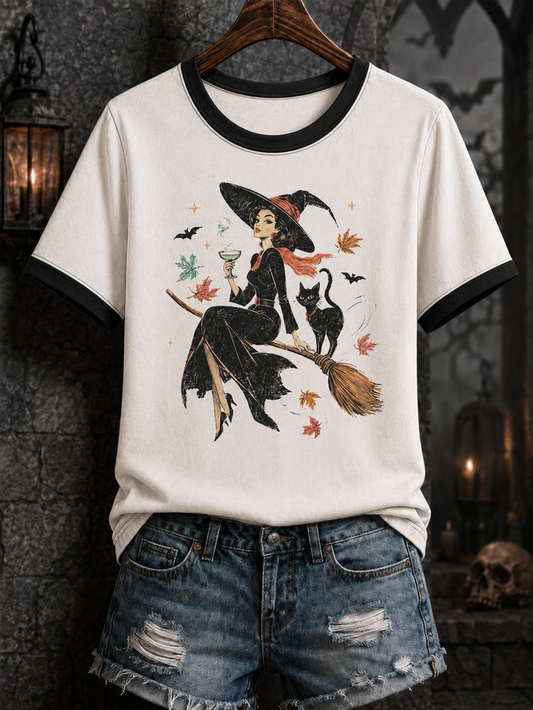 Women's Halloween Short-sleeved T-shirt