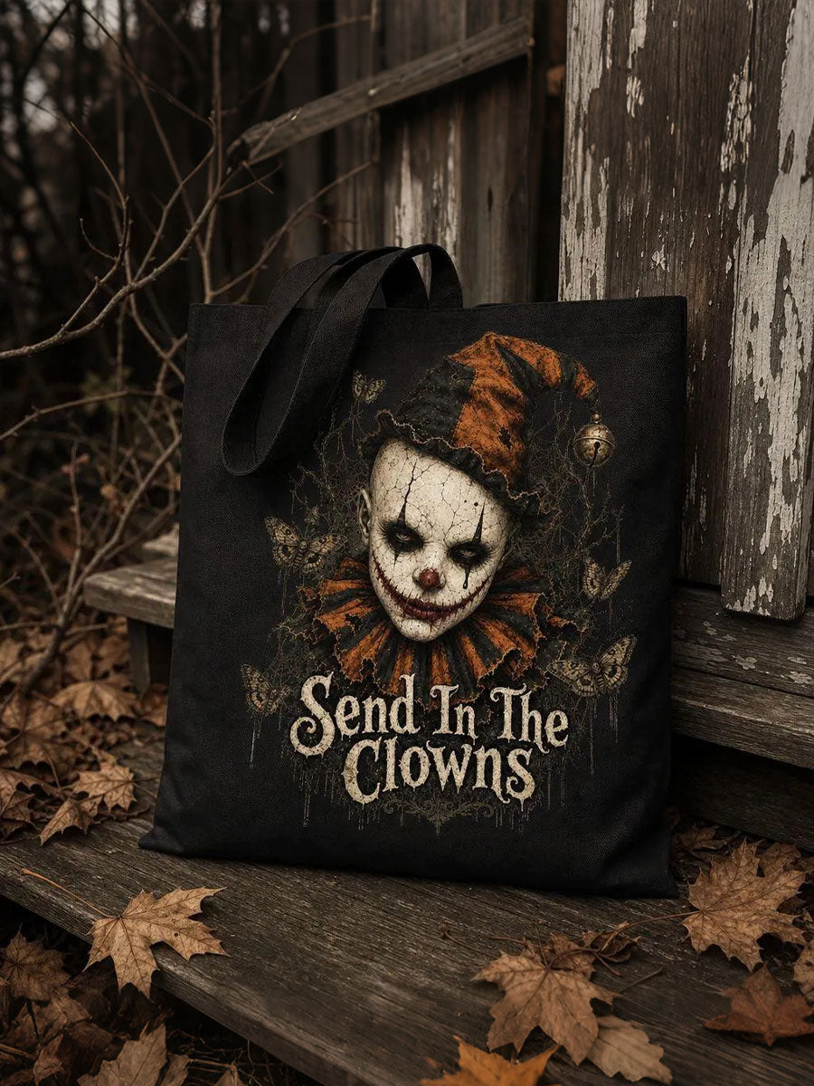 "Send in the Clowns" Unisex Canvas Bag