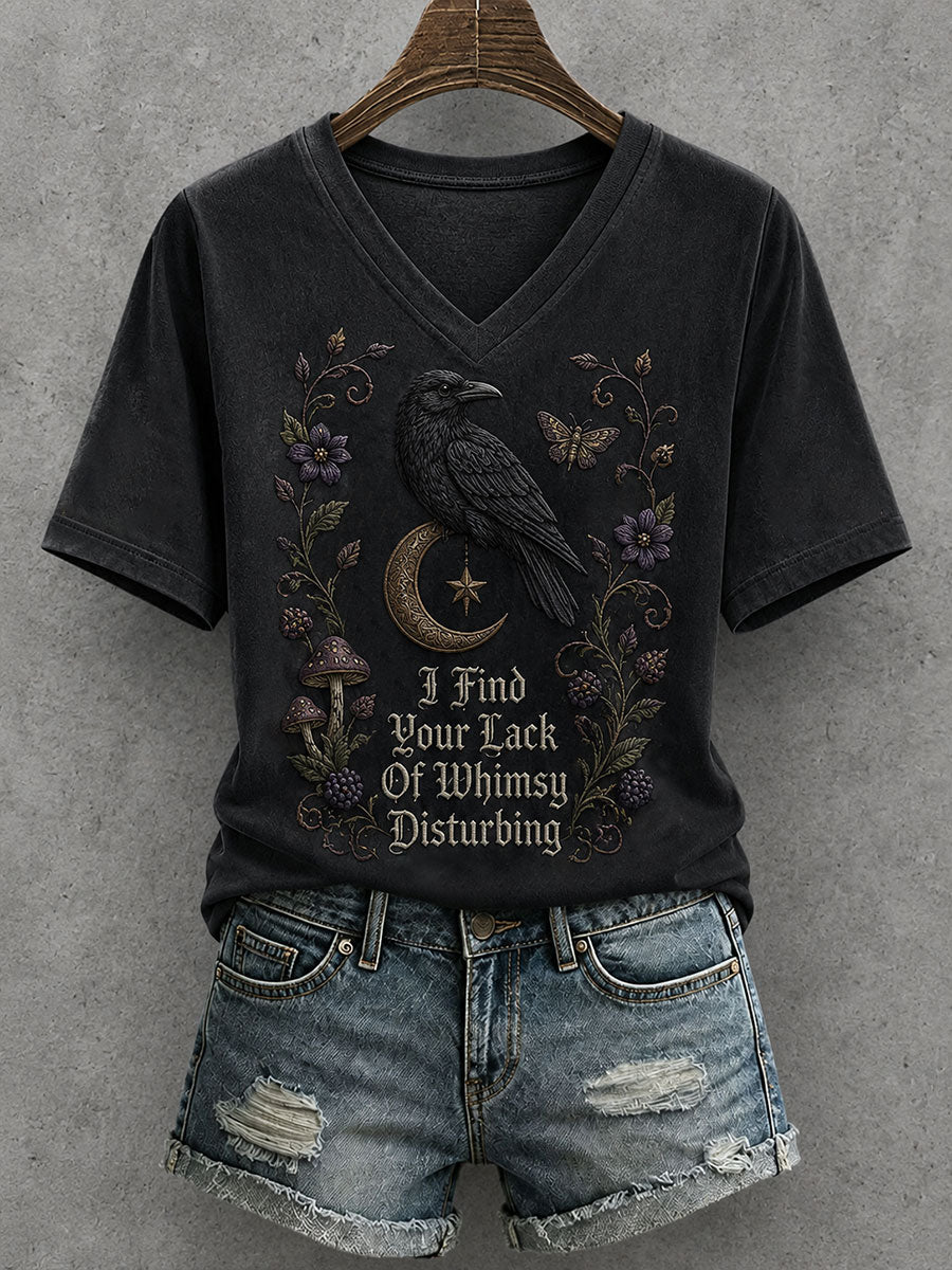 Women's s  I Find Your Lack Of Whimsy Disturbing T-shirt