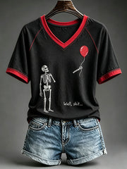 Women's Well Shit Skull T-Shirt