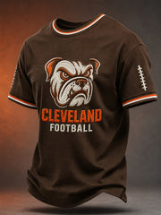 Men's Cleveland Football Gameday Gift For Football Fans Casual Tee