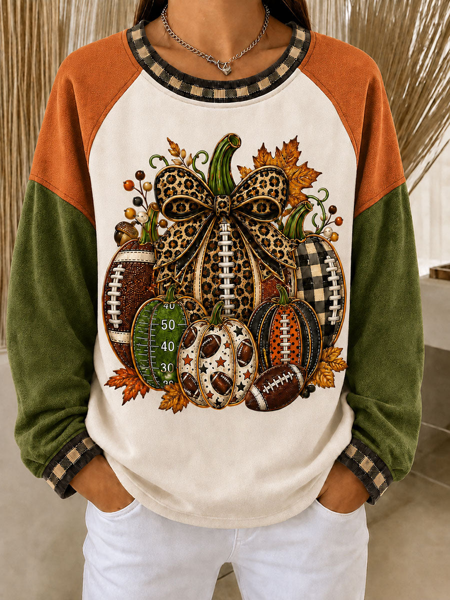 Women's Autumn Pumpkins Sweatshirt