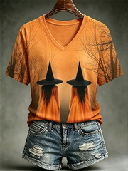 Women's Halloween Short-sleeved T-shirt