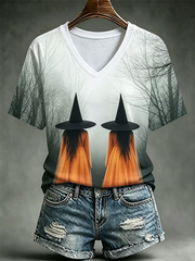 Women's Halloween Short-sleeved T-shirt