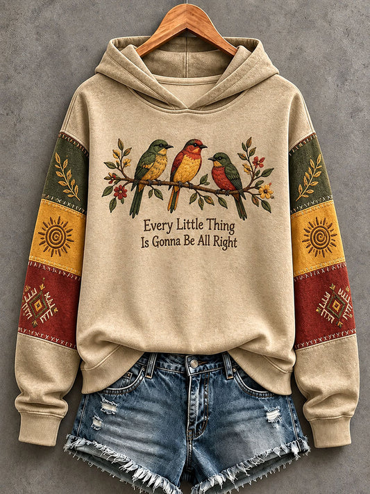 Women's Every Little Thing Is Gonna Be All Right Sweatshirt