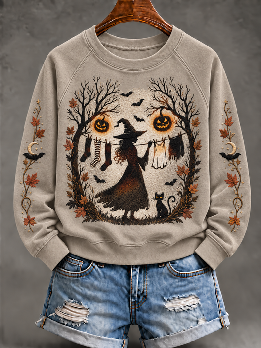 Women's Witch Raglan Sleeve Sweatshirt