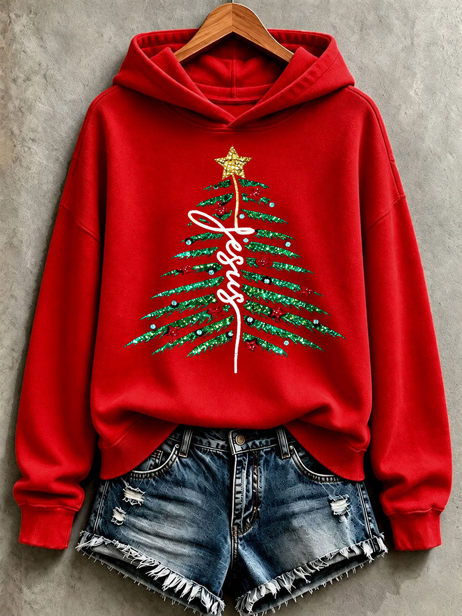 Women's Christmas Jesus Regular Sweatshirt