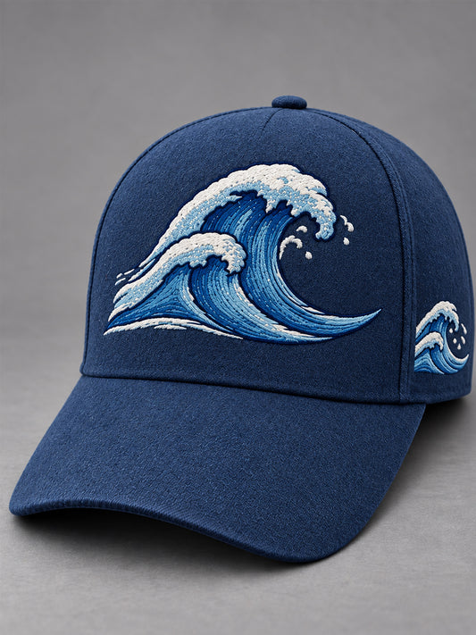 Unisex Waves Print Hat