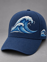 Unisex Waves Print Hat