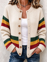 Women's Reggae Inspired Cozy Knit Cardigan