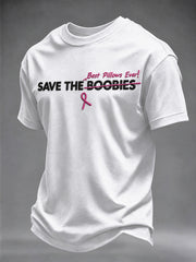 Men's Breast Cancer Awareness Real Men Wear Pink T-shirt