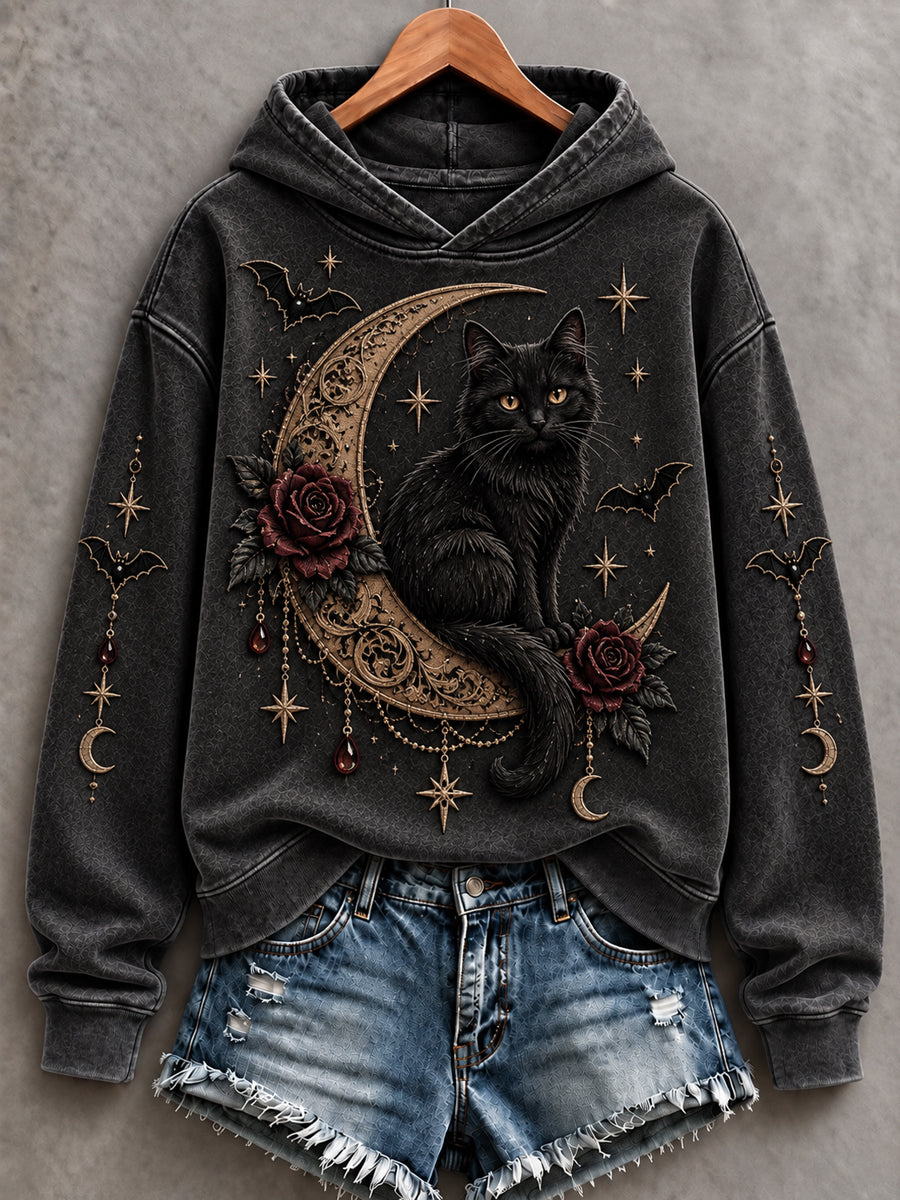 Women's Gothic Halloween Art  Hoodie