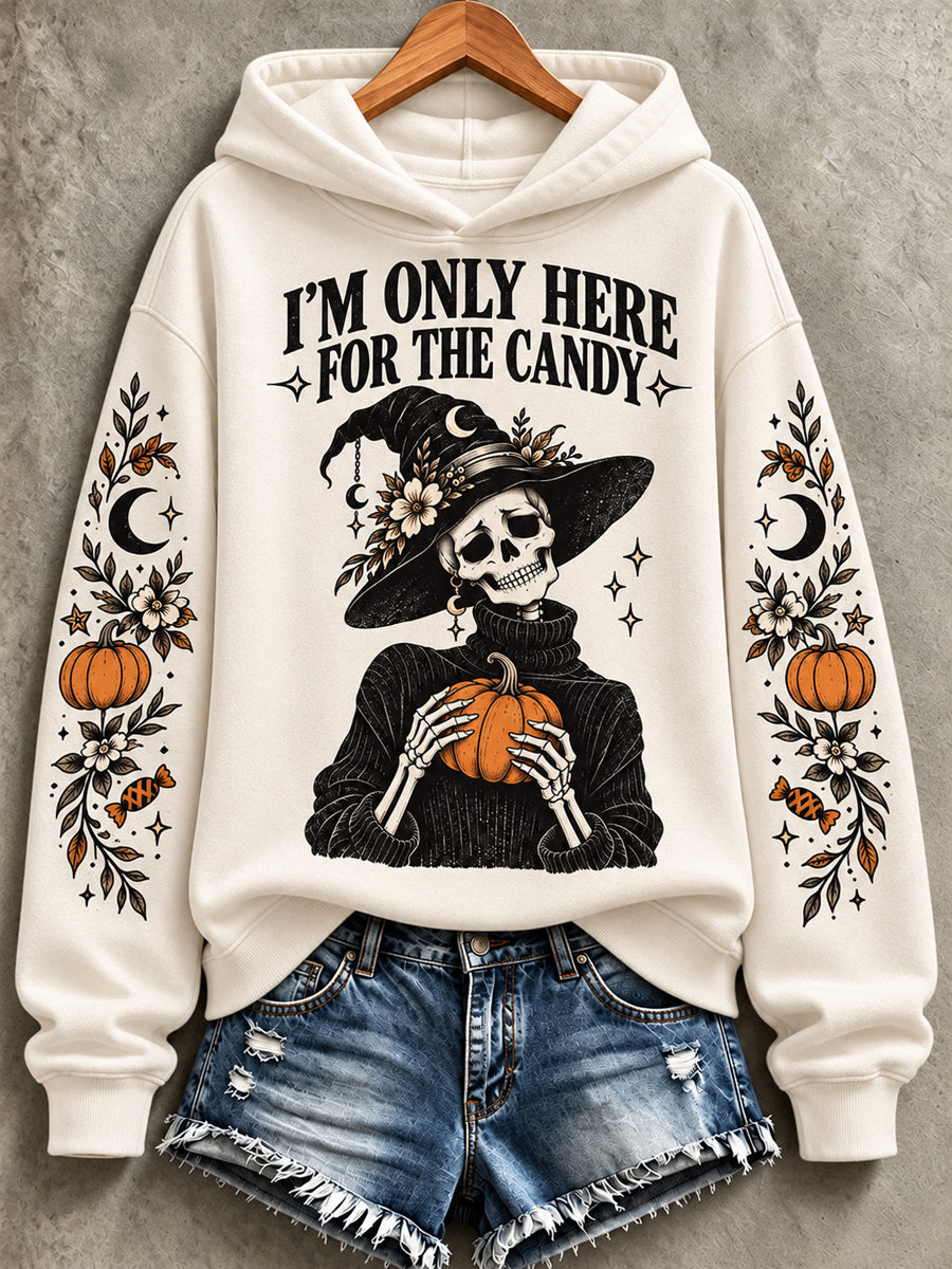 Women's Halloween Print Sweatshirt