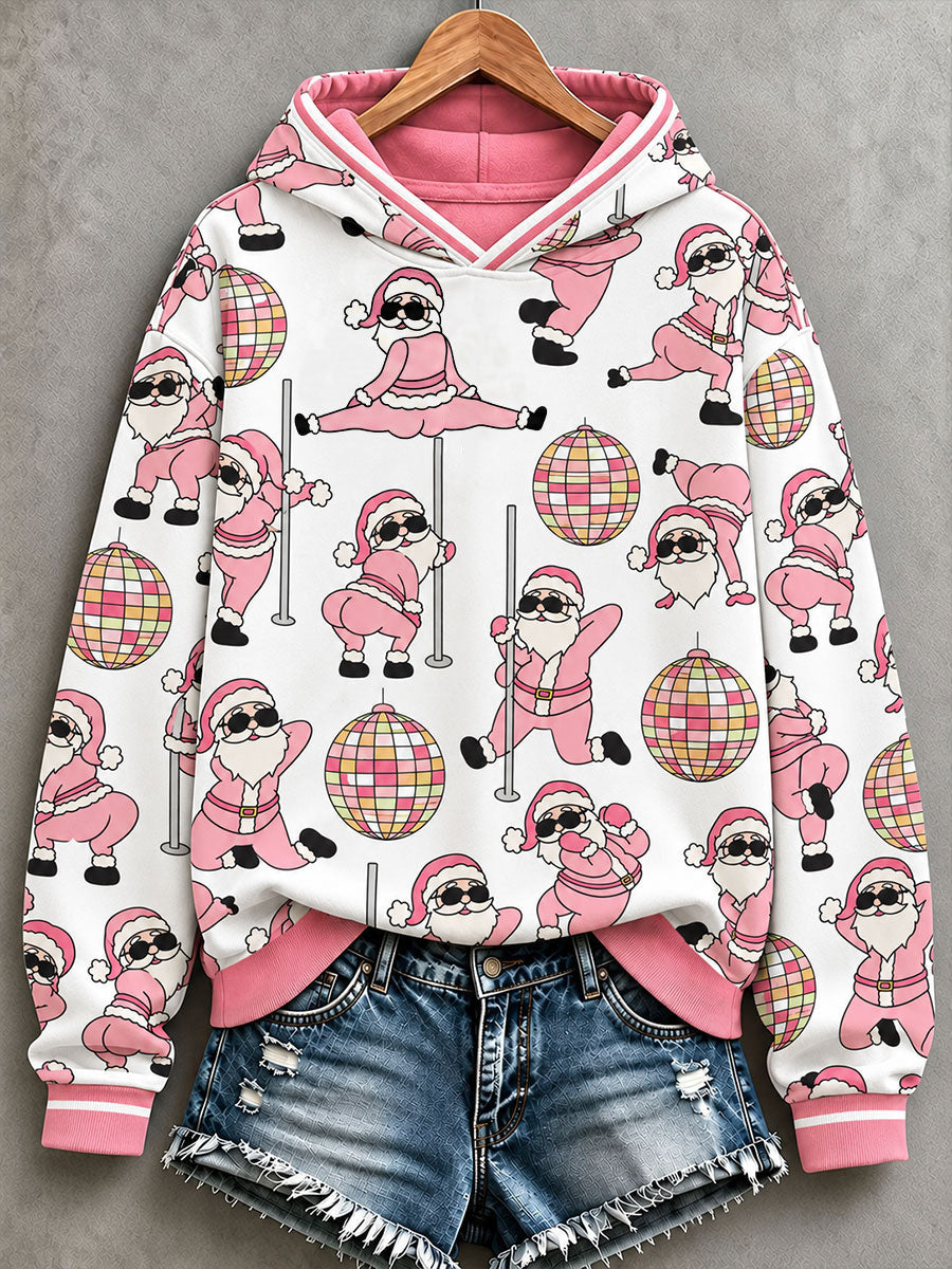 Women's Pole-Dancing Santa Hoodies