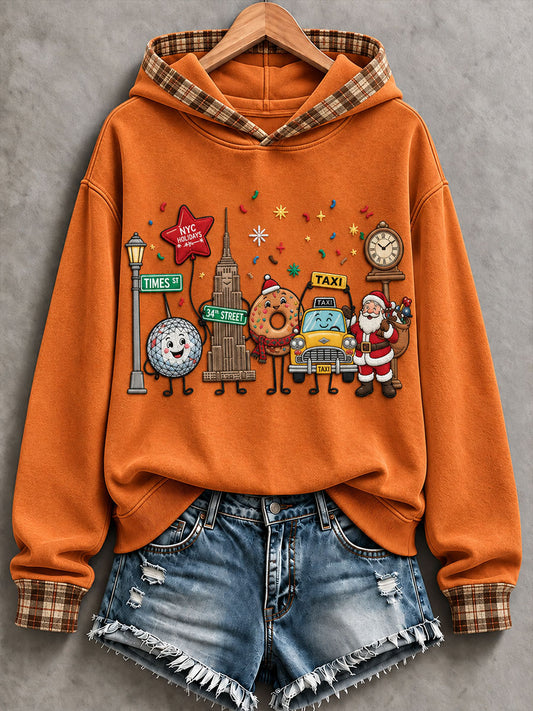 Women's Thanksgiving Day Parade Print Casual Sweatshirt